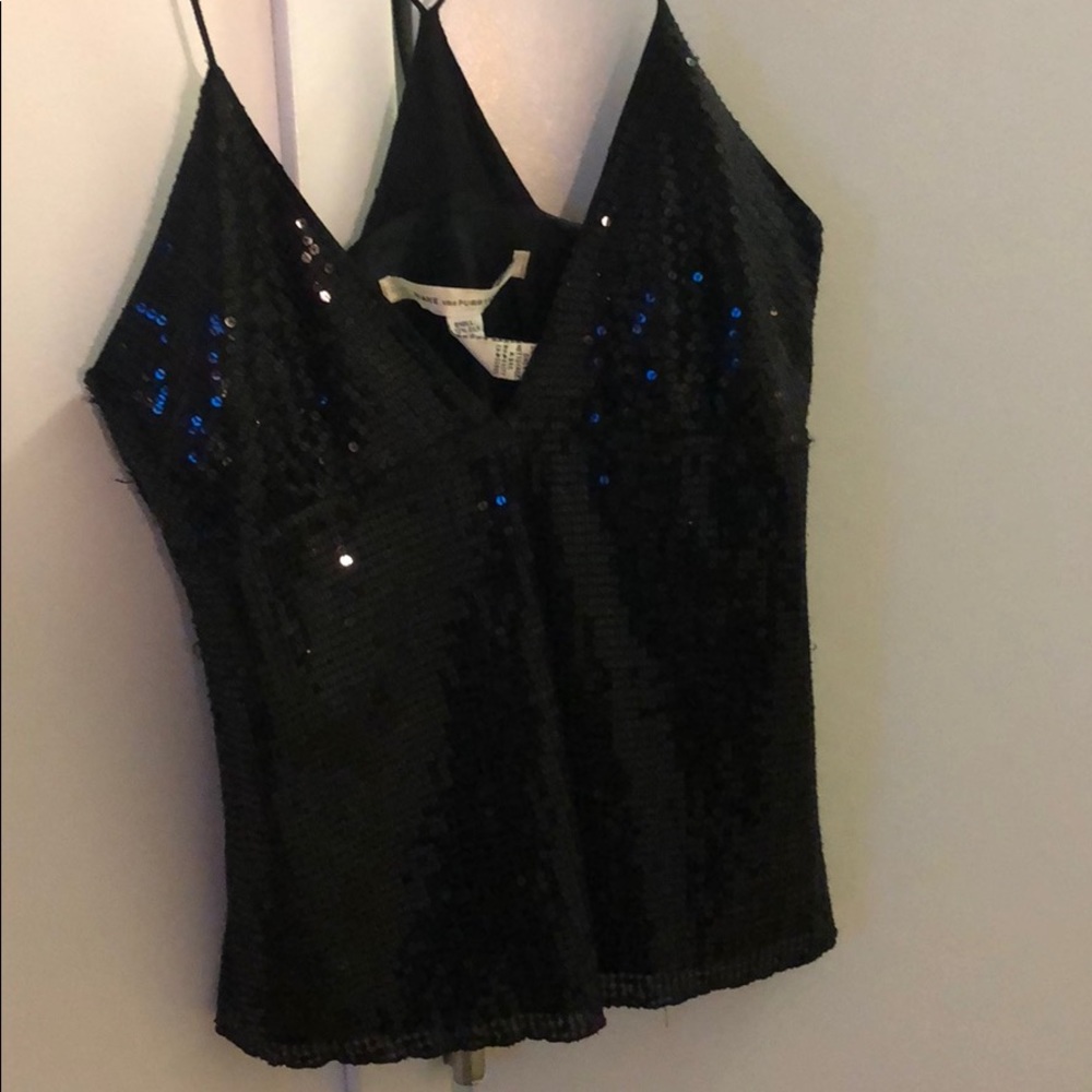 Sequined Diane von Furstenberg Tank